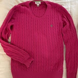 Lilly Pulitzer cable knit sweater